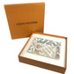LOUIS VUITTON 不明 Logo Ashtray Interior Jewelry Tray Accessory Tray ashtray Pottery clear/Gold Used