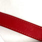 CHROME HEARTS 3BTN 2NP BS Flare 3 Button 2 Snap Accessories bangle Bracelet Leather Red Used