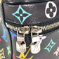 LOUIS VUITTON M13747 LV x TM MonogramMulticolore Takashi Murakami Nice Mini Nice Mini Bag, Vanity bag, Box, Pouch Hand Bag MonogramMulticoloreCanvas Noir Black Used