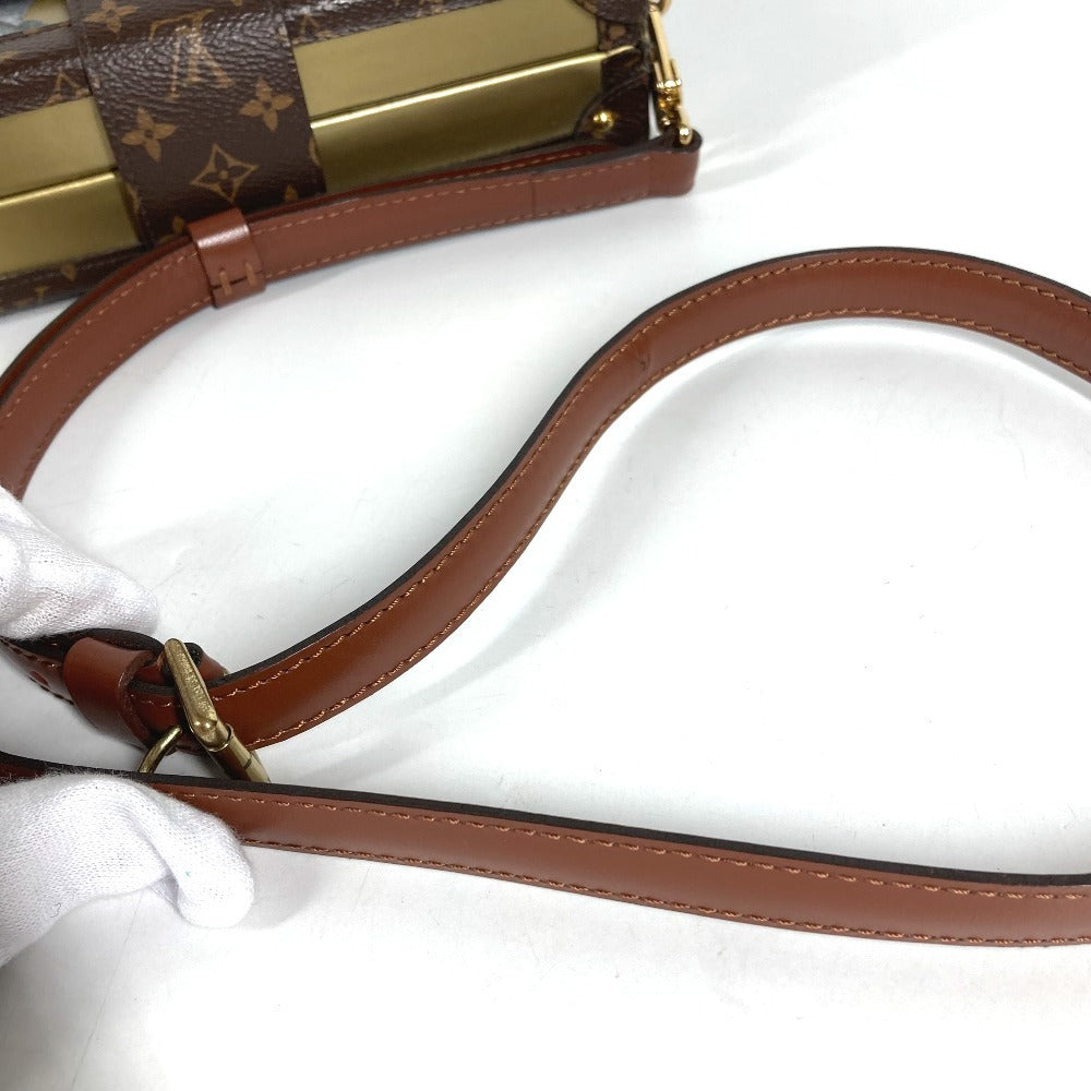 LOUIS VUITTON Fornasetti Monogram Petite Mal Petite Mal Bag Crossbody Pochette Shoulder Bag Leather / MonogramCanvas Gold/Brown Used