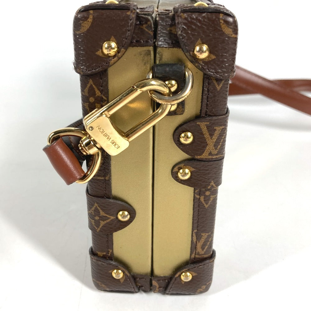 LOUIS VUITTON Fornasetti Monogram Petite Mal Petite Mal Bag Crossbody Pochette Shoulder Bag Leather / MonogramCanvas Gold/Brown Used