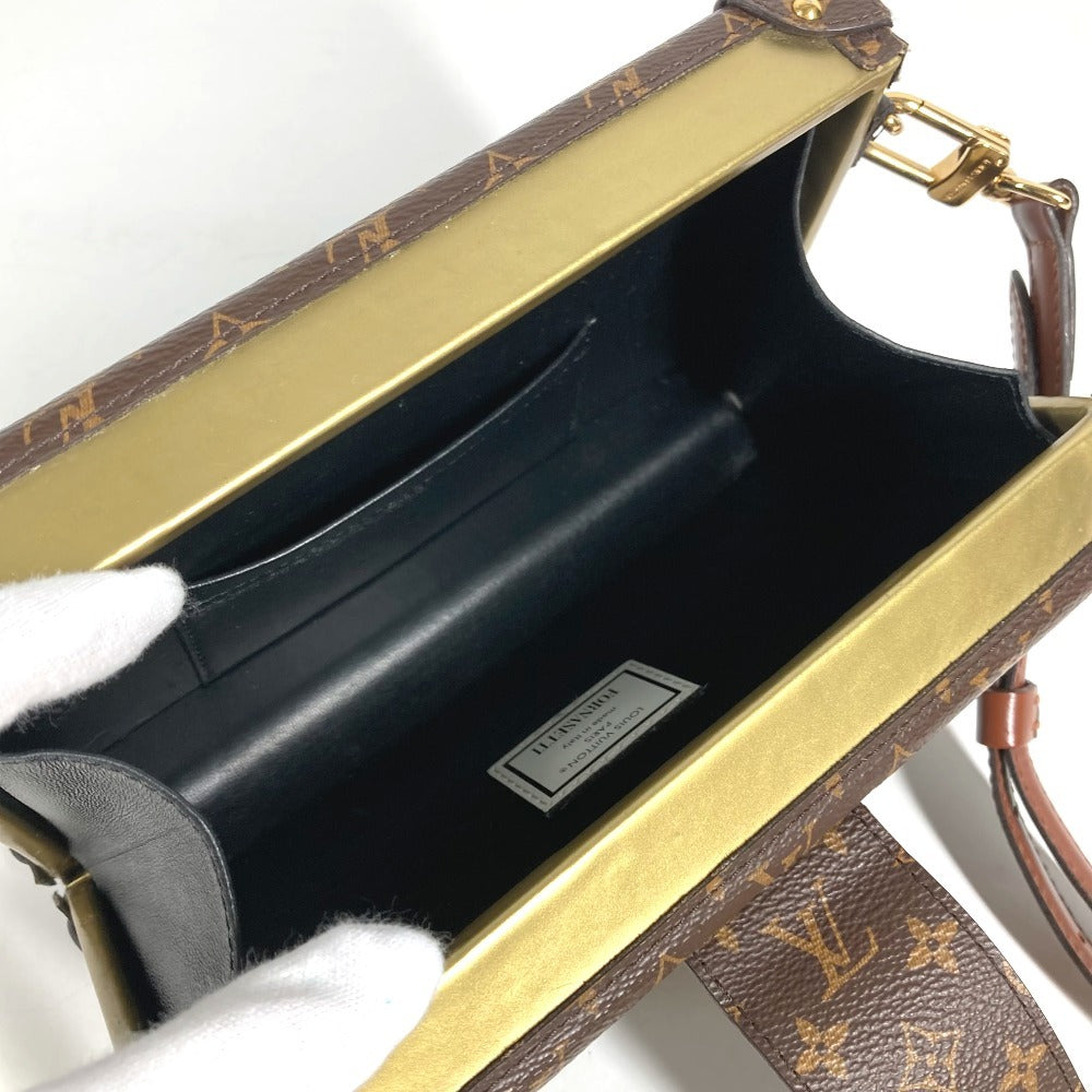 LOUIS VUITTON Fornasetti Monogram Petite Mal Petite Mal Bag Crossbody Pochette Shoulder Bag Leather / MonogramCanvas Gold/Brown Used