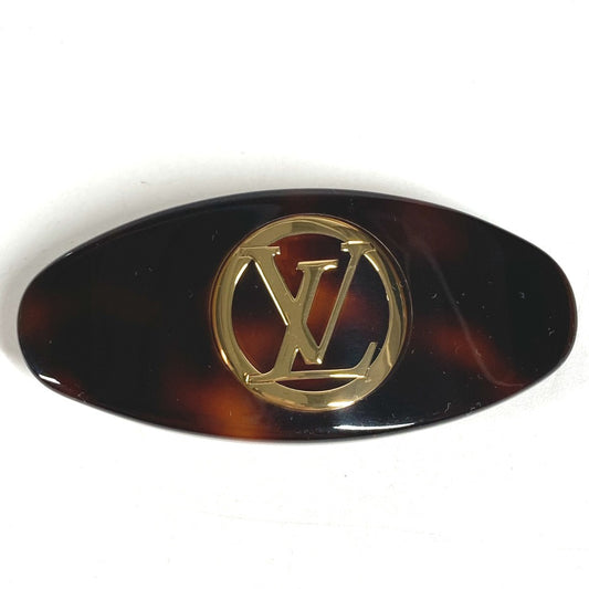 LOUIS VUITTON M02974 Hair clip LV circle Hair accessories, hair clips, pins Valletta acetate Brown Used