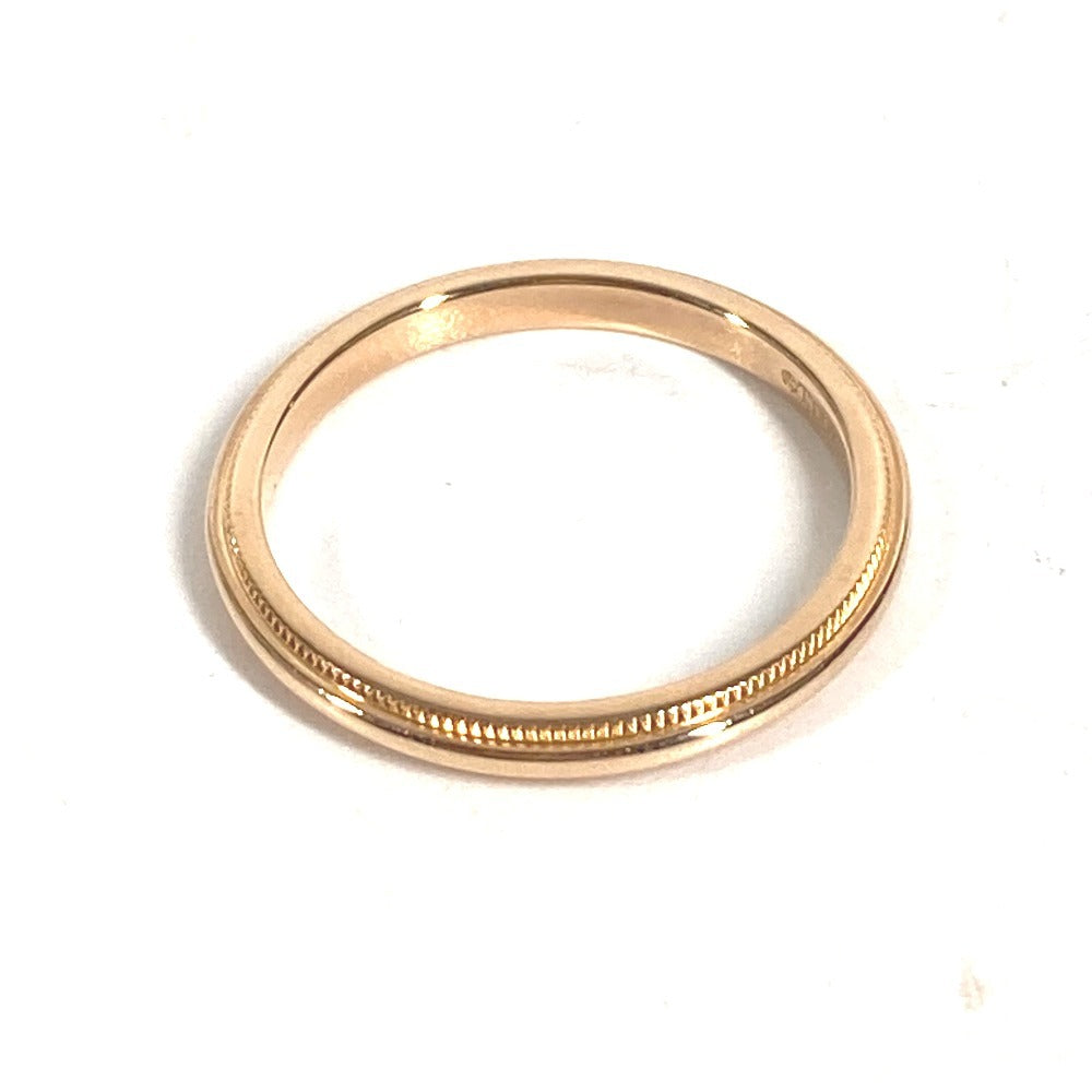 TIFFANY&Co. K18 Gold 18K Toe Gather Band Ring Accessory Jewelry Ring Au750 Pink Gold Used