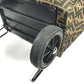 FENDI vintage Zucca Logo Suitcase Trunk 2-wheel travel bag Carry Bag Canvas Brown Used