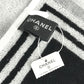 CHANEL AA9752 Sports Logo 24C Hairband, Wristband, and Towel 4-Piece Set Headband, hair accessory, bath towel hair band cotton White/Black Used