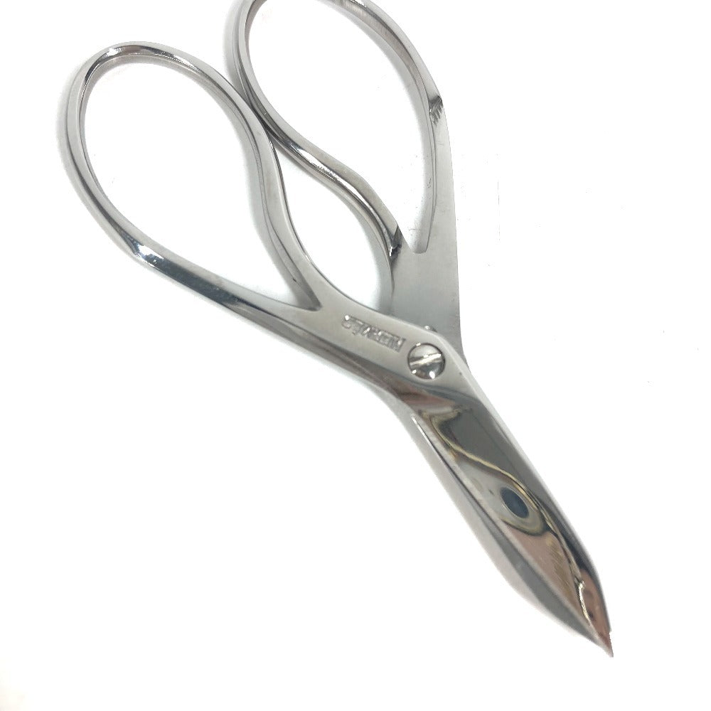 HERMES Mini scissors Scissors with logo and pouch Accessories Interior Miscellaneous goods Metal Black/Silver Used