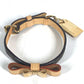 LOUIS VUITTON M58073 Pet Color Monogram Dog Pet Collier Baxter XS Collier Baxter XS Ribon Ribbon Collar MonogramCanvas Brown Used