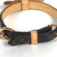 LOUIS VUITTON M58073 Pet Color Monogram Dog Pet Collier Baxter XS Collier Baxter XS Ribon Ribbon Collar MonogramCanvas Brown Used