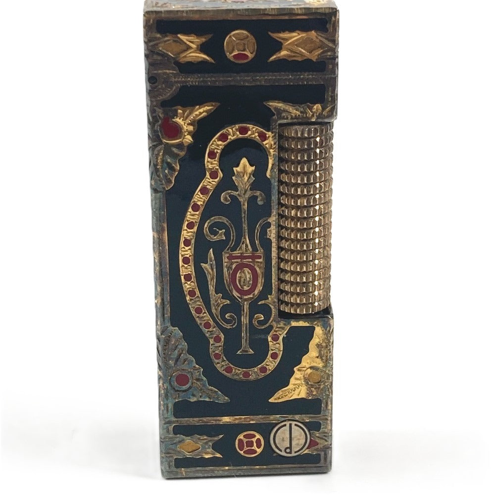 Dunhill RoyKing Decorative carvings Smoking accessories, cigarette smoke Lighter Gold Plated Multicolore Used