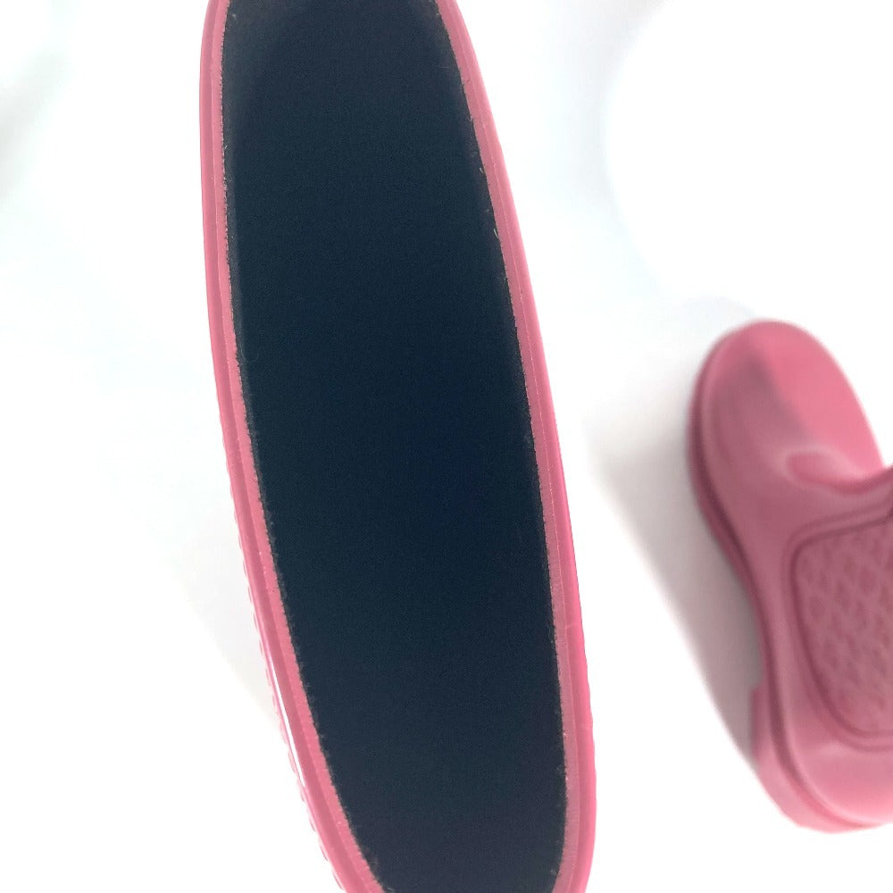 LOUIS VUITTON Monogram Long rain boots Boots Shoes Long Boots Long Rain Boots Rain shoes rubber pink Used