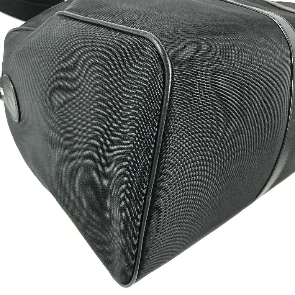 HUNTING WORLD Mercedes-Benz Collaboration Logo 2way bag Bag, Tote Bag, Travel Bag, Shoulder Bag Duffle Bag Leather/Canvas Black Used