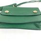 HERMES vintage PochetteGreen Pochette Green Waist Pouch Bag Mini Bag Flap Belt Bag body bag Courchevel Green Used