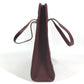 CARTIER logo Vertical Tote Bag Shoulder Bag Shoulder Bag Leather wine-red Used