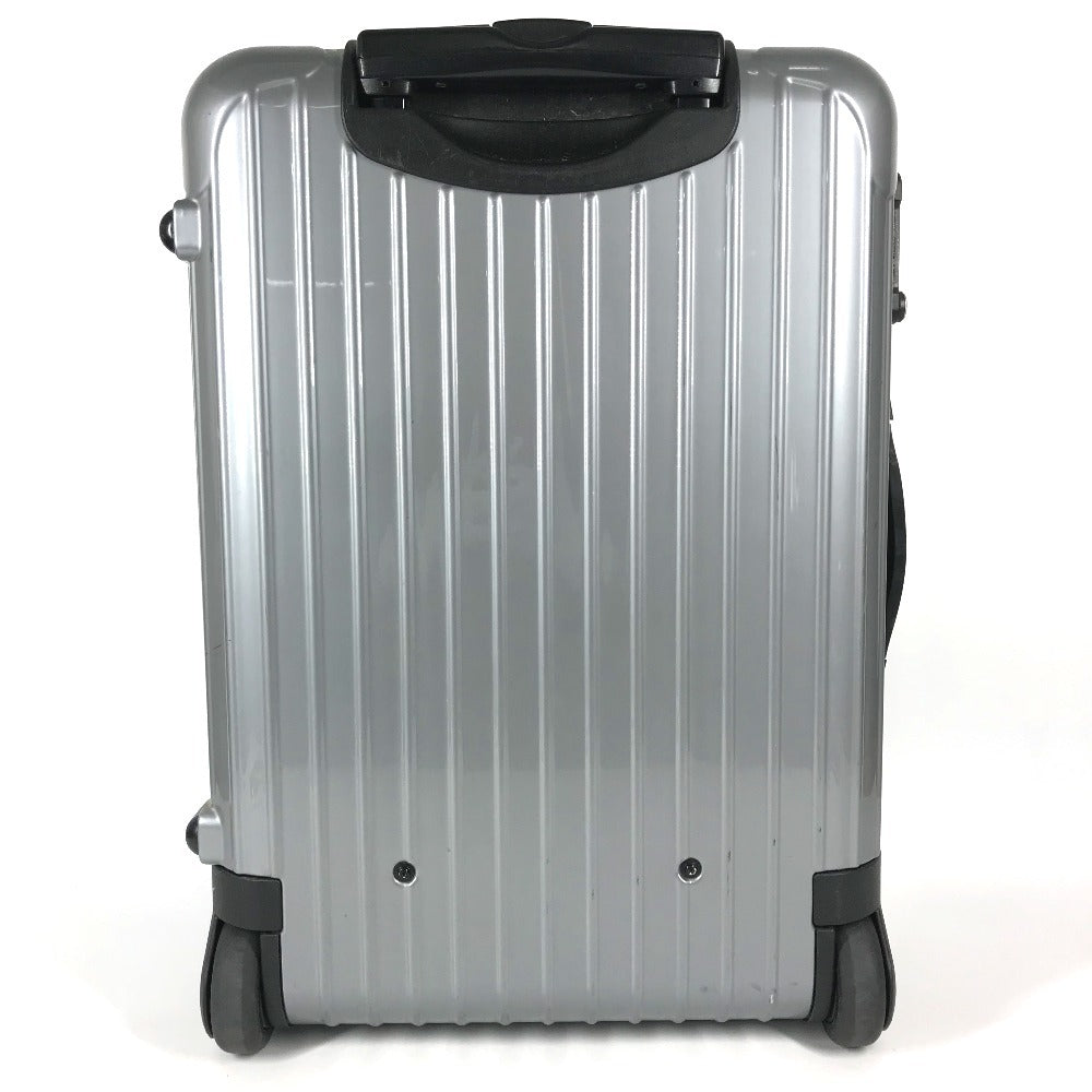 RIMOWA 856.52 suitcase SALSA Salsa Cabin Multiwheel 35L Trunk 2-wheel travel bag Carry Bag Polycarbonate Silver/Black Used