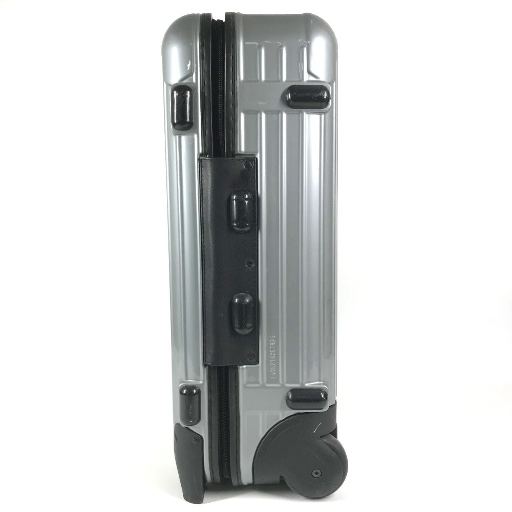 RIMOWA 856.52 suitcase SALSA Salsa Cabin Multiwheel 35L Trunk 2-wheel travel bag Carry Bag Polycarbonate Silver/Black Used