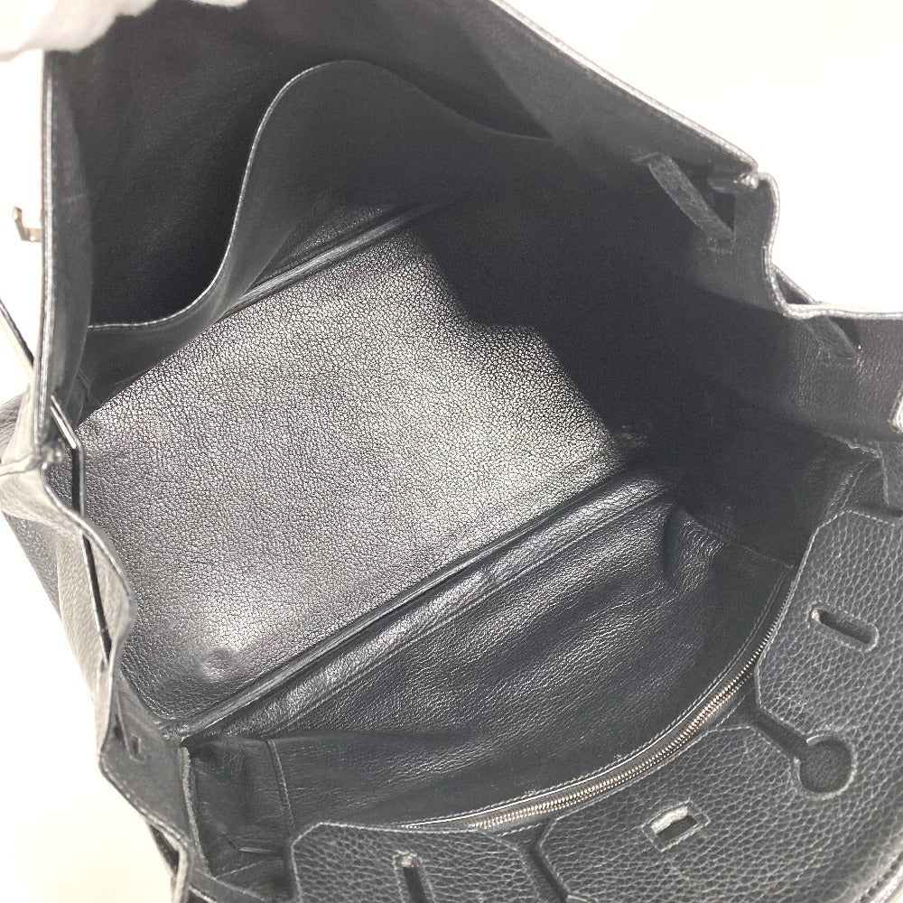 HERMES Birkin35 Birkin 35 Bag Tote Bag Hand Bag Leather Black/SilverHardware Used
