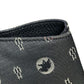 HUNTING WORLD Logo print denim Bag Tote Bag Hand Bag Leather/Canvas Navy Used