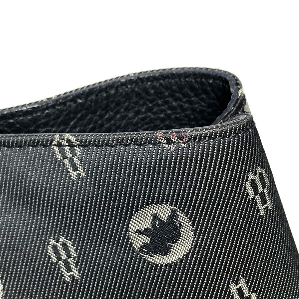 HUNTING WORLD Logo print denim Bag Tote Bag Hand Bag Leather/Canvas Navy Used