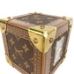 LOUIS VUITTON 不明 Monogram Large Cube Dice Ornament interior object MonogramCanvas Brown Used