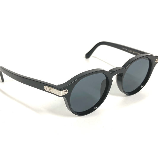 LOUIS VUITTON Z2434U LV Signature Round Sunglasses glasses glasses eyewear glasses sunglasses acetate Black Used