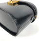 VERSACE vintage Sunburst logo bag vanity bag Hand Bag Leather Gold/Black Used