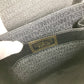 VERSACE vintage Sunburst logo bag vanity bag Hand Bag Leather Gold/Black Used