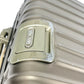 RIMOWA 920.52 suitcase Topaz Trunk 4-Wheel Travel Bag Carry Bag Titanium Gold Used