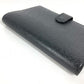 LOUIS VUITTON R20426 Taiga AgendaPM Agenda PM Stationery System Planner Diary Notebook cover Taiga Leather Ardoise Black Used
