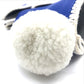 LOEWE Rabbit Motif Animal Macrame Charm Key Bag Leather Mini Shoulder Bag Coin Case Women's Blue Blue x White