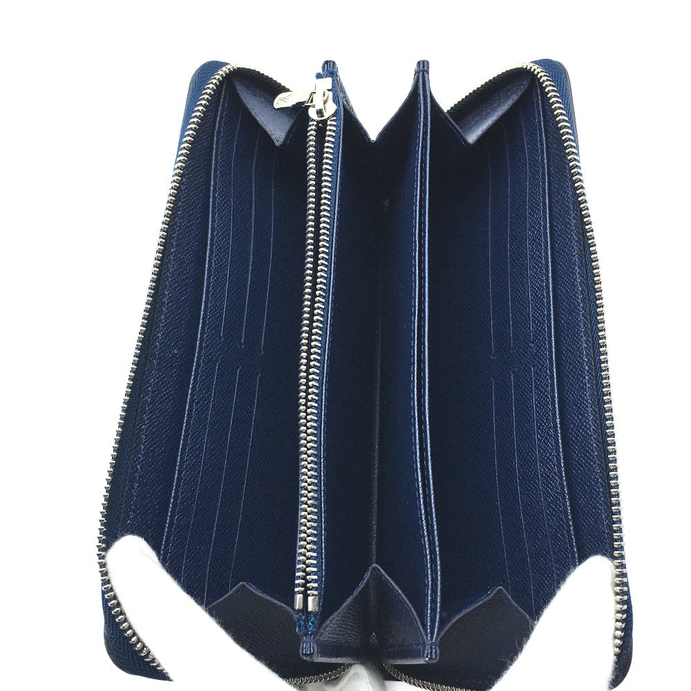 LOUIS VUITTON M64078 エピ デニム ジッピーウォレット ラウンドファスナー 長財布 エピレザー レディース ルージュ レッド系