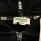 KENZO Sports Logo Sweat Blouson, logo print, zip-up hoodie, cotton, unisex, black