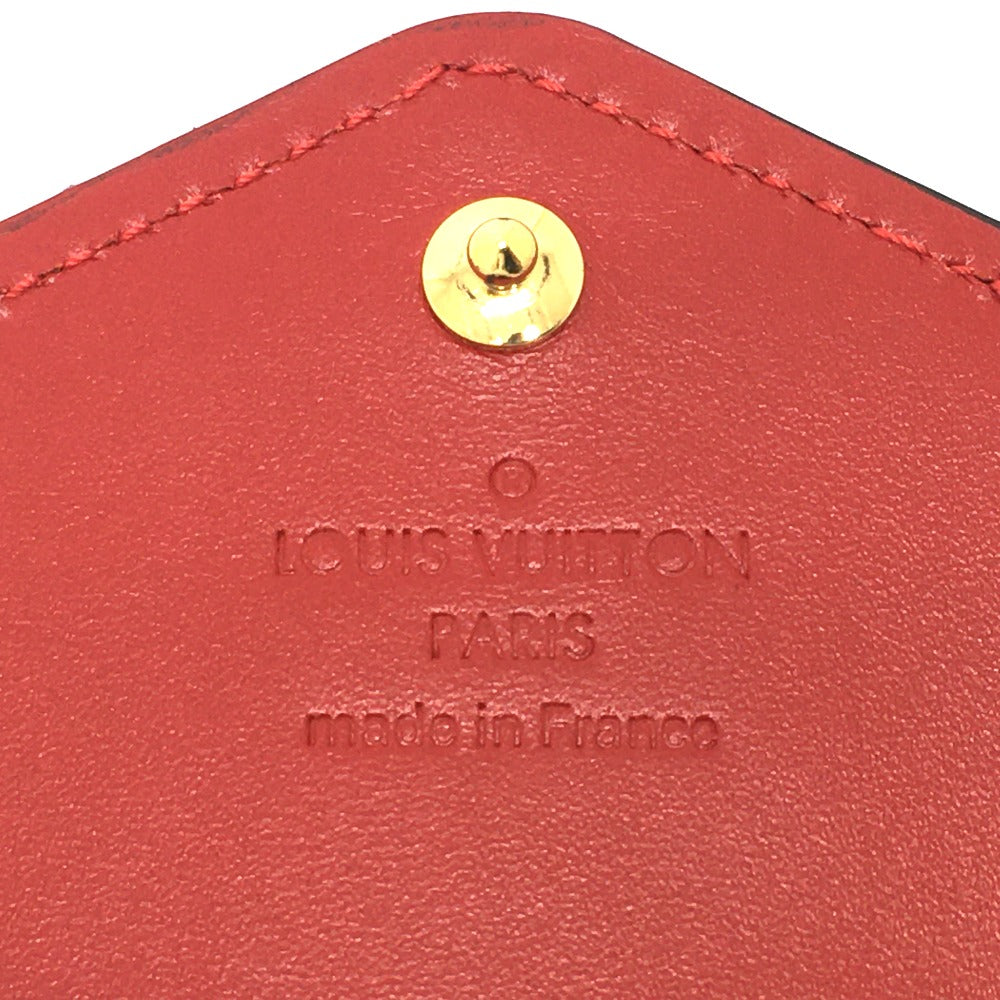 LOUIS VUITTON M90489 モノグラムヴェルニ ポルトフォイユ サラ バード 鳥 長財布 モノグラムヴェルニ レディース スリーズ レッド