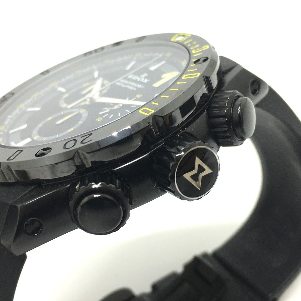 EDOX 10221-37N クロノオフショア1 クロノグラフ クオーツ 腕時計 SS メンズ ブラック