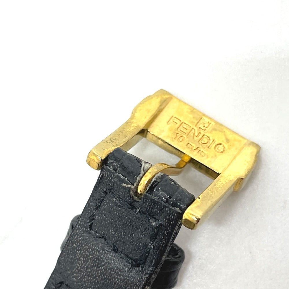 FENDI 640L チェンジベルト 4色 クオーツ 腕時計 SS レディース マルチカラー×ゴールド金具