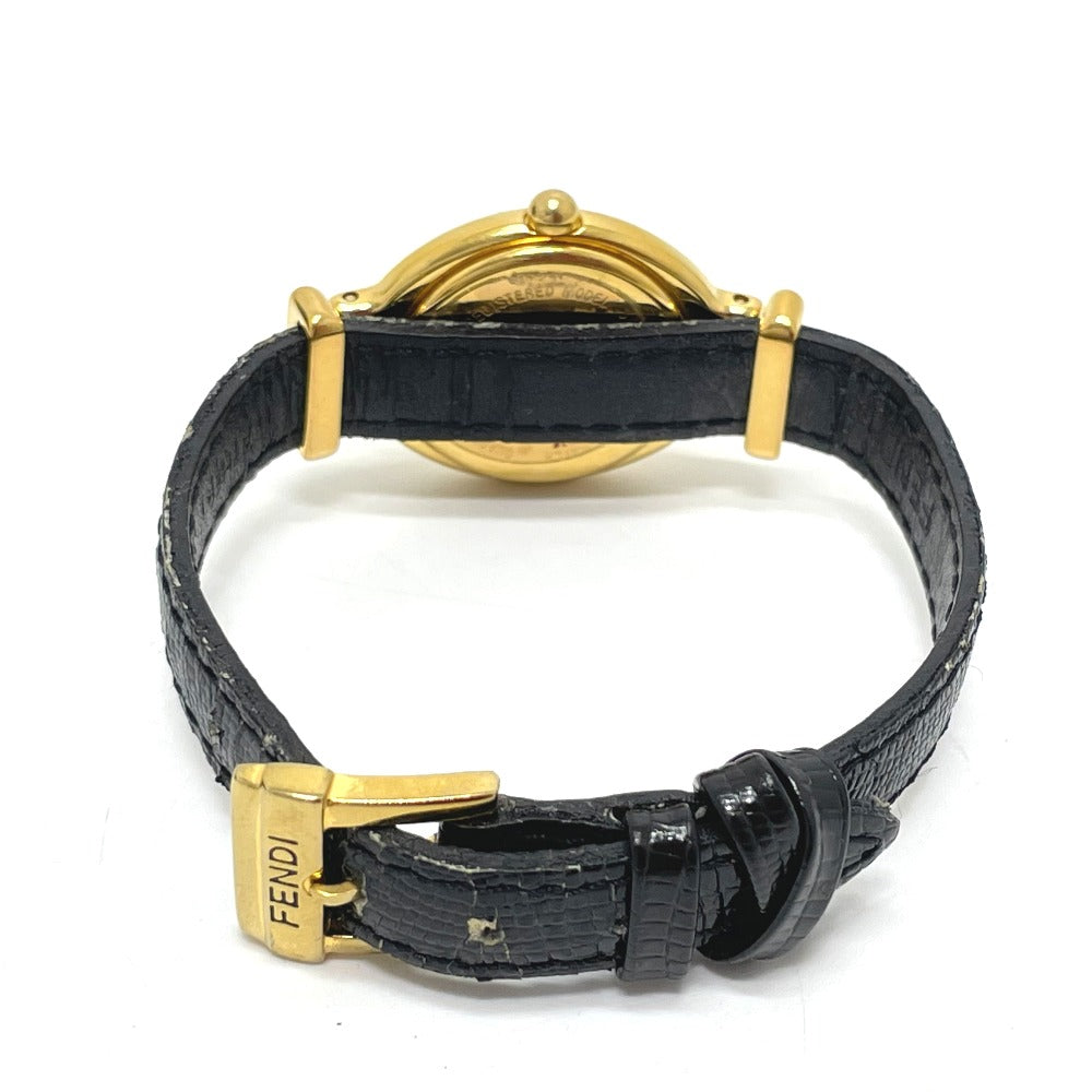 FENDI 640L チェンジベルト 4色 クオーツ 腕時計 SS レディース マルチカラー×ゴールド金具