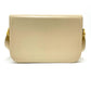 CELINE Carriage Hardware Vintage Shoulder Bag, Leather, Women's, Beige with Gold Hardware
