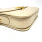 CELINE Carriage Hardware Vintage Shoulder Bag, Leather, Women's, Beige with Gold Hardware