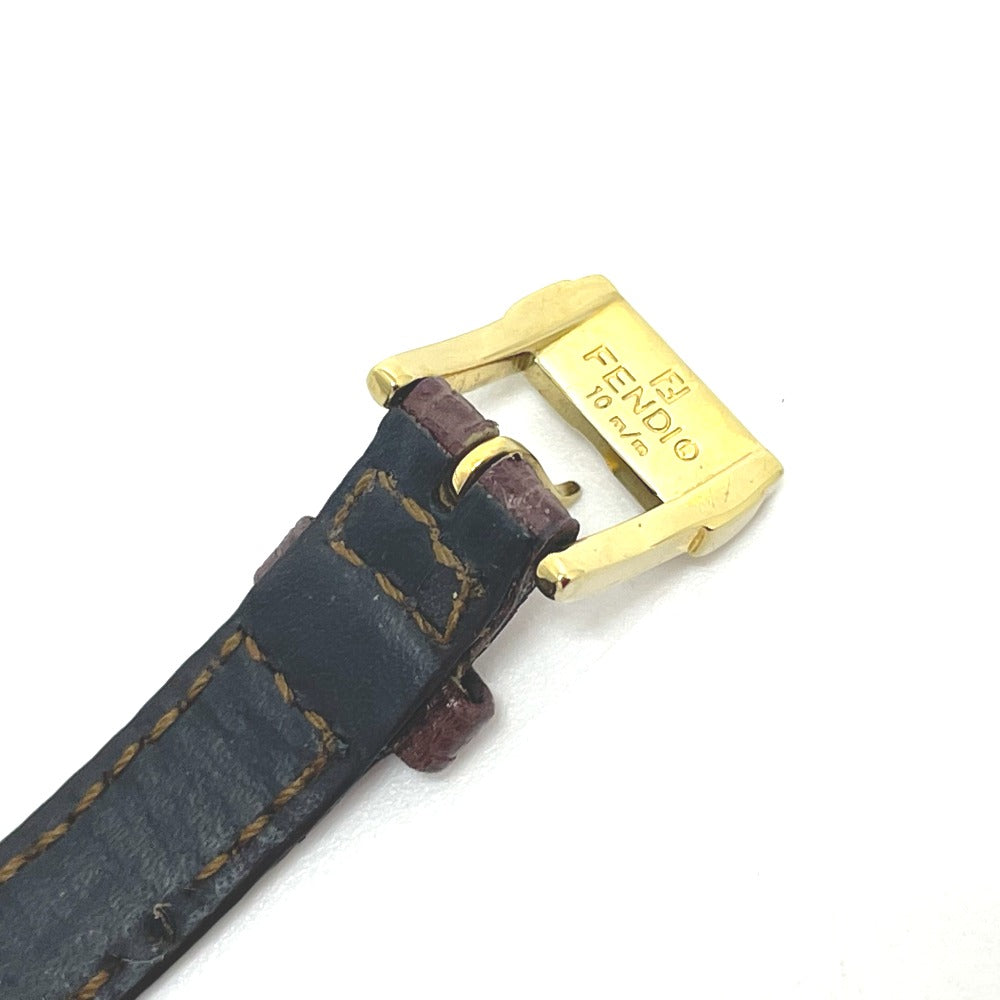 FENDI 640L チェンジベルト 5色 クオーツ 腕時計 SS レディース マルチカラー×ゴールド金具