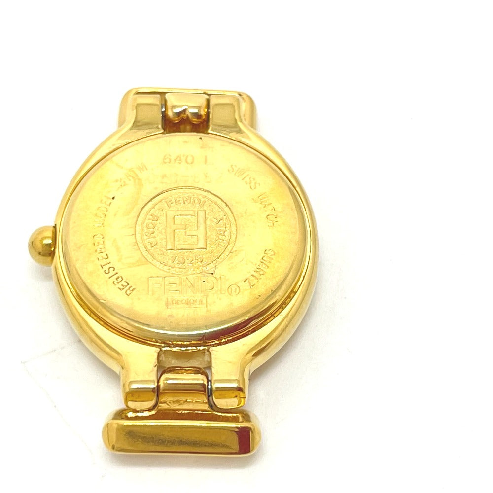 FENDI 640L チェンジベルト 5色 クオーツ 腕時計 SS レディース マルチカラー×ゴールド金具
