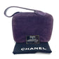CHANEL CC ココマーク スクエアバッグ カバン ファッション小物 手提げ ハンドバッグ スエード レディース パープル