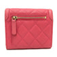CHANEL AP0375 CC フィリグリー マトラッセ 中長財布 3つ折り財布 キャビアスキン レディース ピンク系
