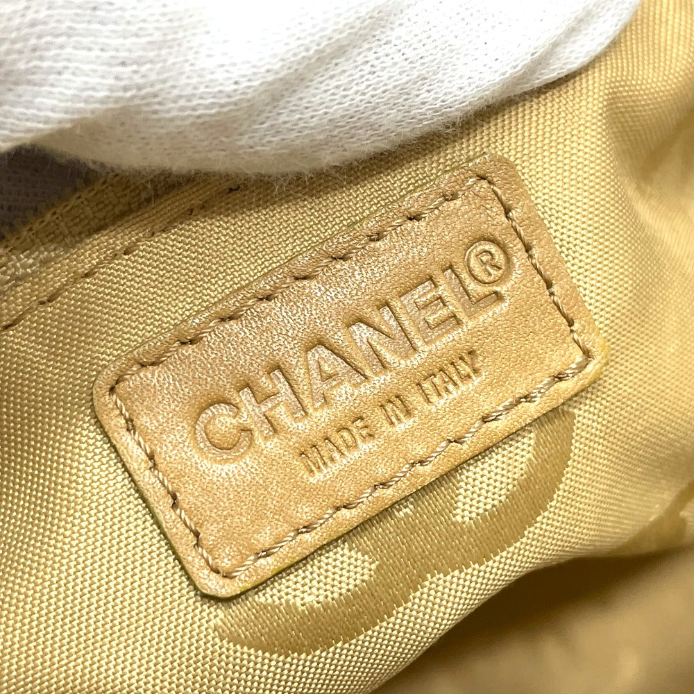 CHANEL CC ココマーク ワイルドステッチ カバン ヴィンテージ トートバッグ ハンドバッグ ラムスキン レディース ベージュ