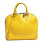 LOUIS VUITTON M40951 Epi Alma PM Tote Bag, Handbag, Epi Leather, Women's, Mimosa Yellow