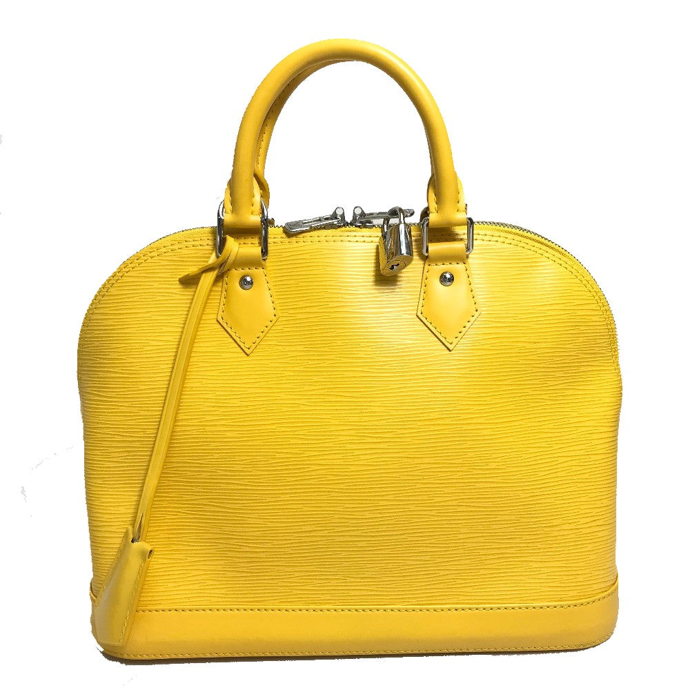 LOUIS VUITTON M40951 Epi Alma PM Tote Bag, Handbag, Epi Leather, Women's, Mimosa Yellow