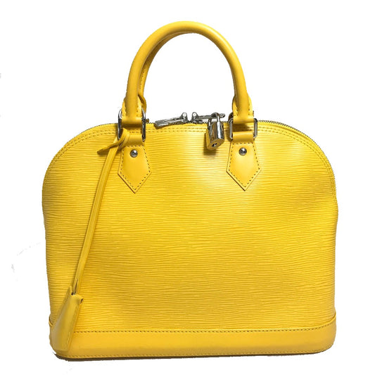 LOUIS VUITTON M40951 Epi Alma PM Tote Bag, Handbag, Epi Leather, Women's, Mimosa Yellow