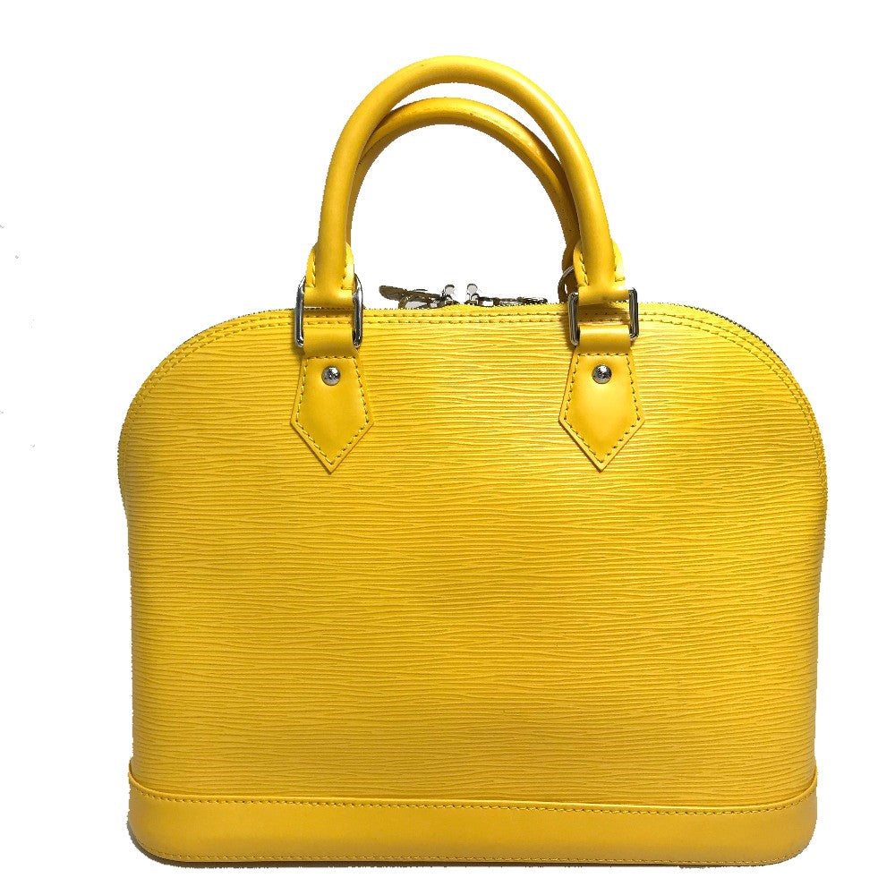 LOUIS VUITTON M40951 Epi Alma PM Tote Bag, Handbag, Epi Leather, Women's, Mimosa Yellow