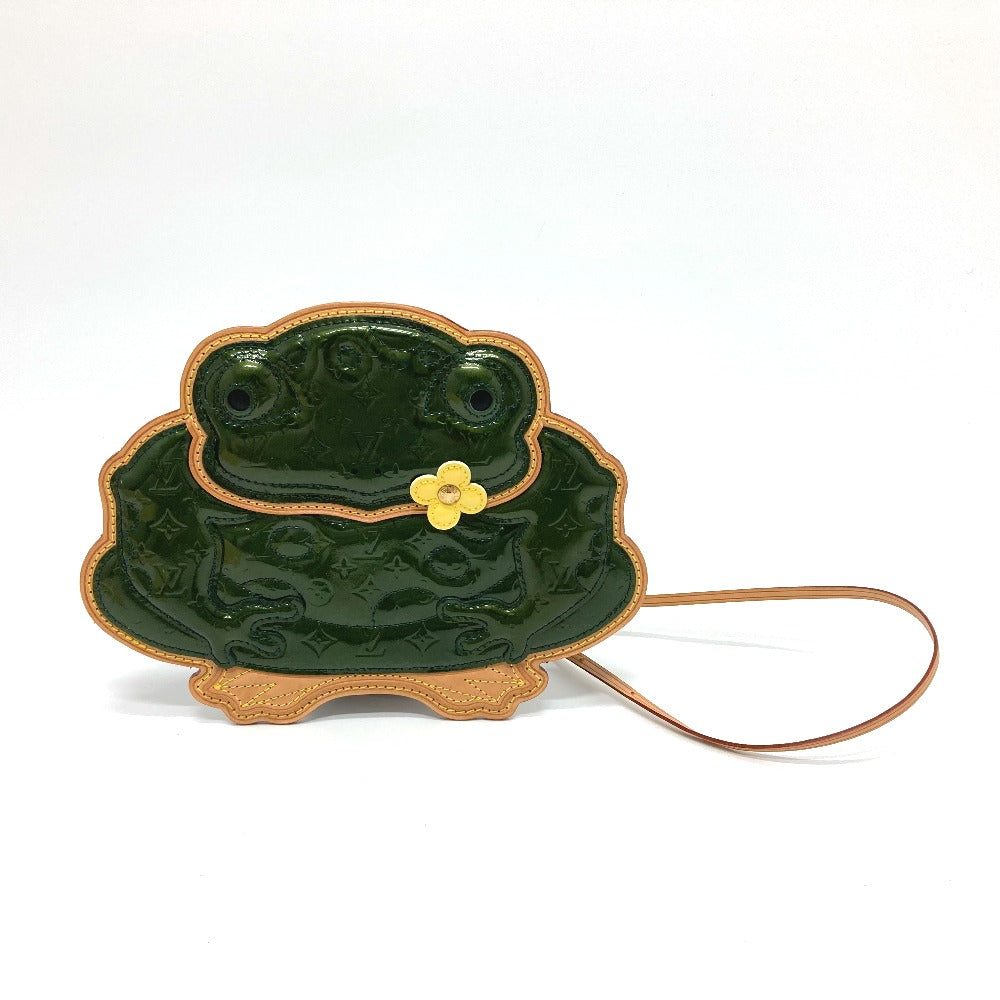 LOUIS VUITTON Ｍ92269 モノグラムヴェルニ コント ドゥ フェ  カバン カエル ポシェット グラボ ショルダーバッグ モノグラムヴェルニ レディース グリーン - brandshop-reference