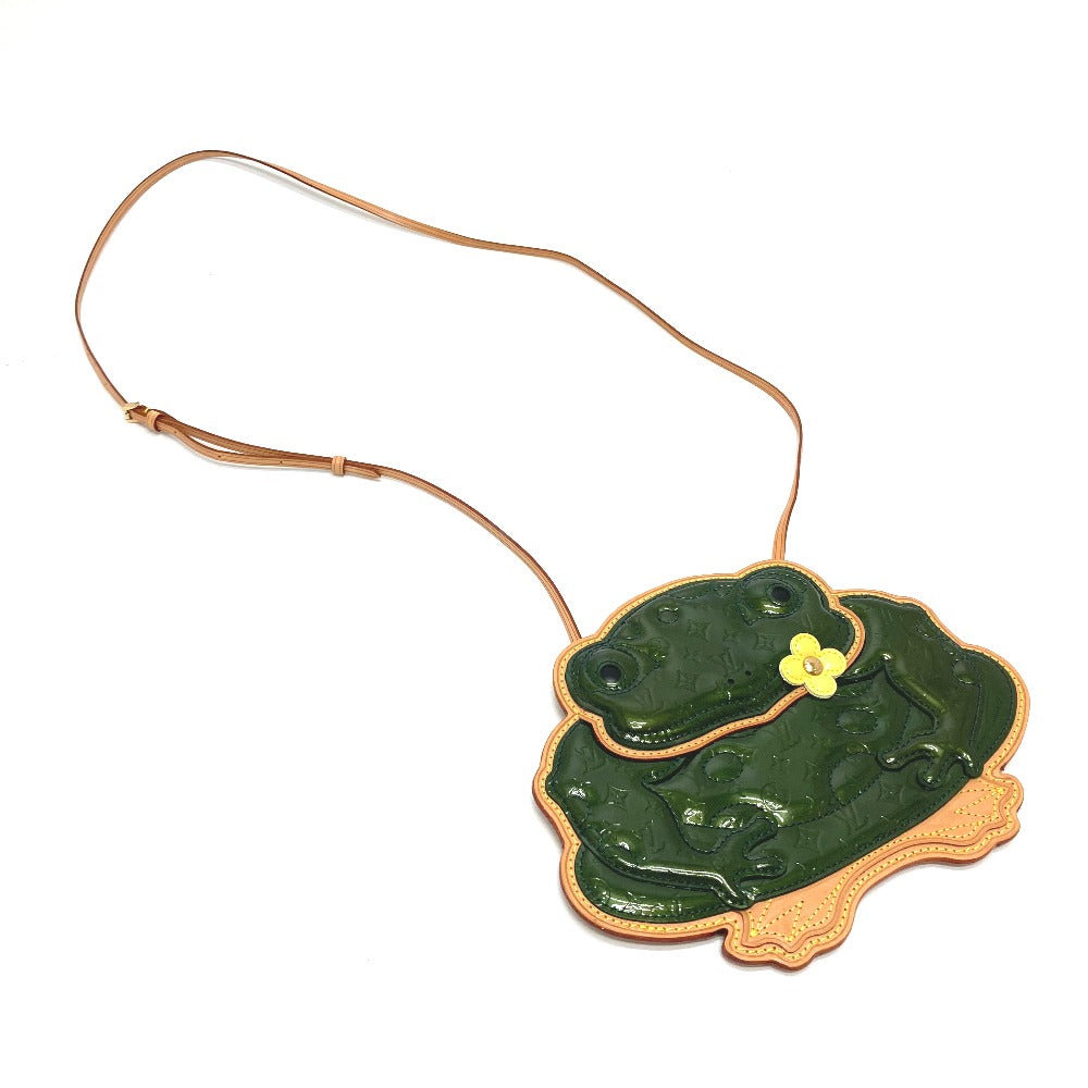 LOUIS VUITTON Ｍ92269 モノグラムヴェルニ コント ドゥ フェ  カバン カエル ポシェット グラボ ショルダーバッグ モノグラムヴェルニ レディース グリーン - brandshop-reference