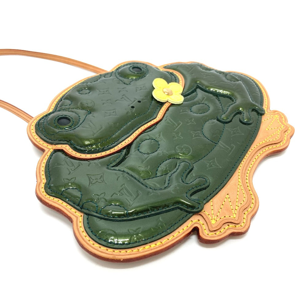 LOUIS VUITTON Ｍ92269 モノグラムヴェルニ コント ドゥ フェ  カバン カエル ポシェット グラボ ショルダーバッグ モノグラムヴェルニ レディース グリーン - brandshop-reference